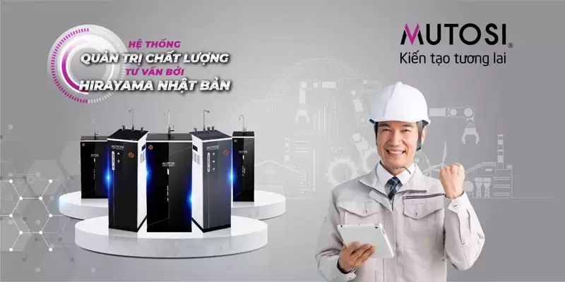 Máy Lọc Nước Nóng Lạnh Nguội 9 Cấp Mutosi MP-692HC-BK